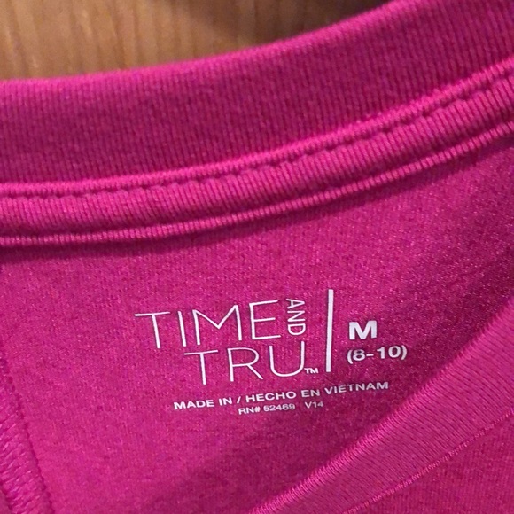 Time & Tru Sleeveless Pink Dress,POCKETS, SZ M,*stitches show - Picture 7 of 15